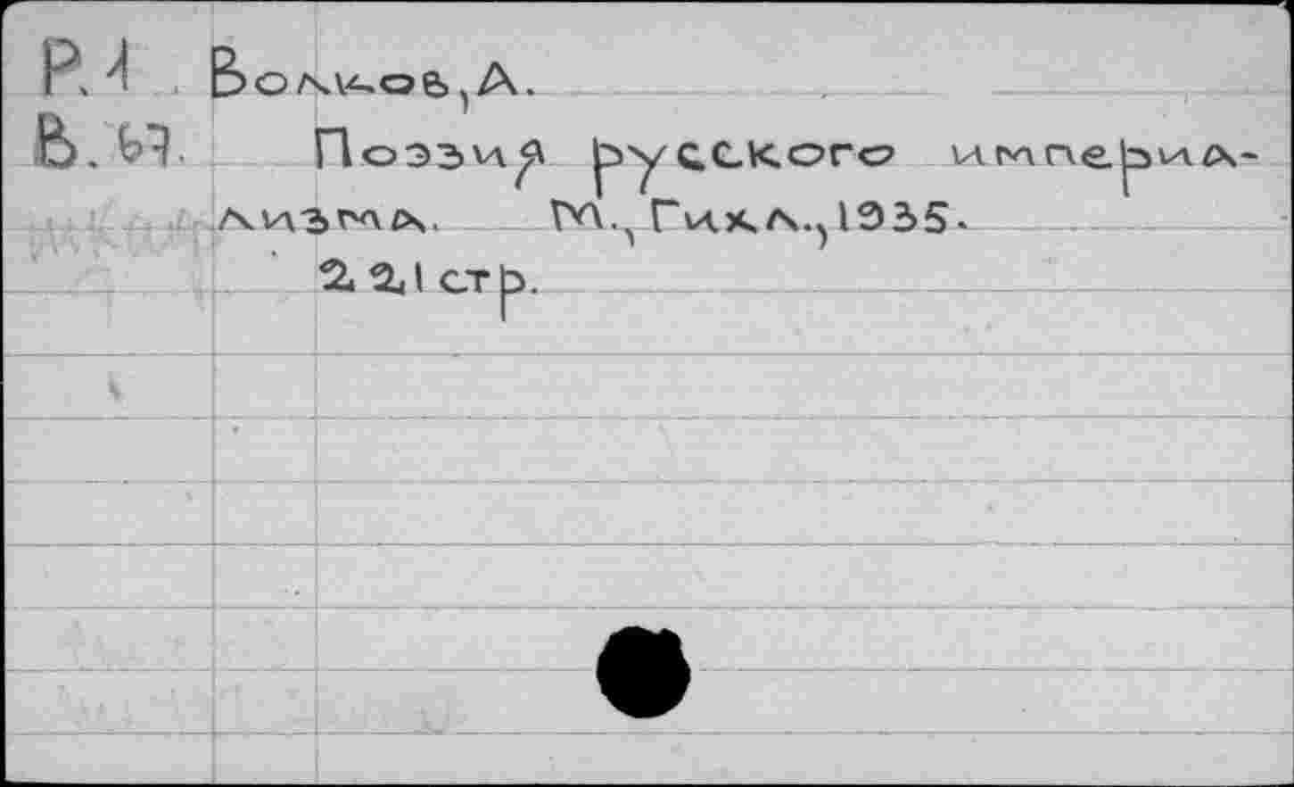 ﻿В. ЬТ	русского им
/кктьгАсч* ГЛ.^ Ги.к/4.^ 1Э35*